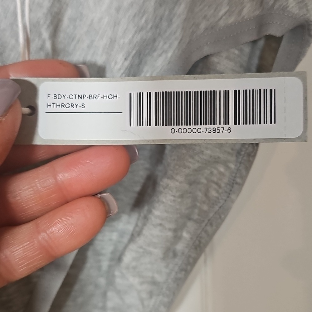 Everlane The Cotton High Waisted Boy Brief Underwear in Grey•Size S•NWT! - Picture 8 of 8